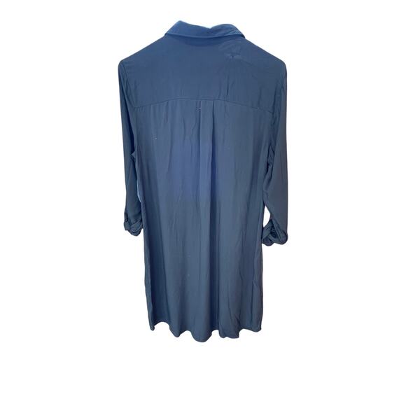 NWT Old Navy Medium Green Shirt Dress - Picture 2 of 8